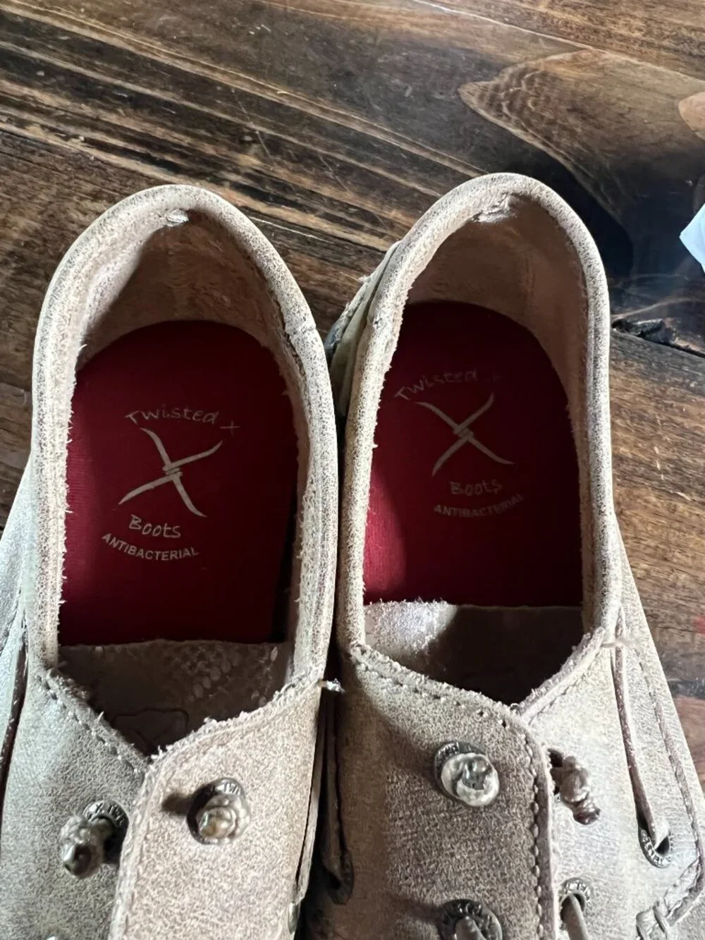Twisted X Kids Snake Print Boat Shoe
